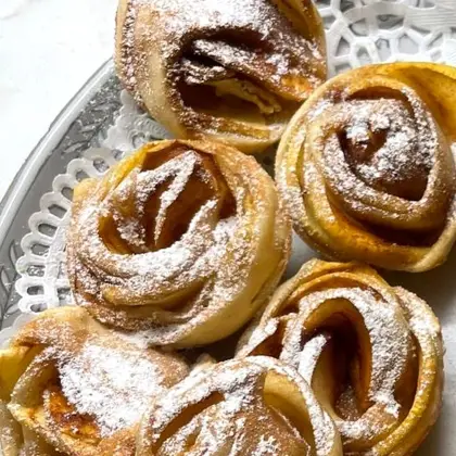 Rosas de pommes faites maison