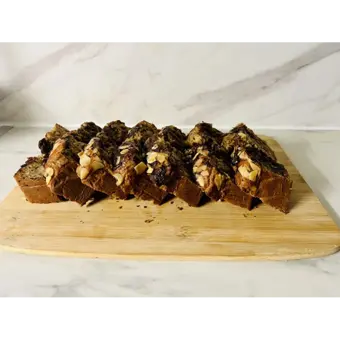 Banana bread choco-amande