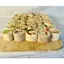 Wrap au blé complet, saumon & crudités